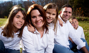 autumn young family portraits